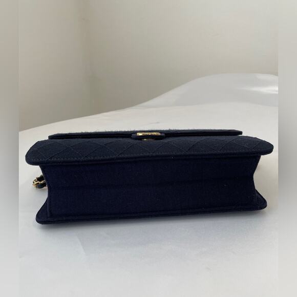 Vintage Chanel shoulder shoulder bag half flap - Picture 3 of 8